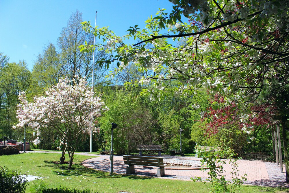Blick auf die Garten