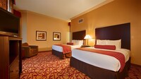 Standard Room, 2 Queen Beds, Non Smoking, Refrigerator & Microwave