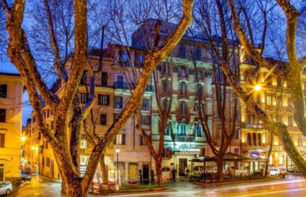 Hotel Front - Evening/Night