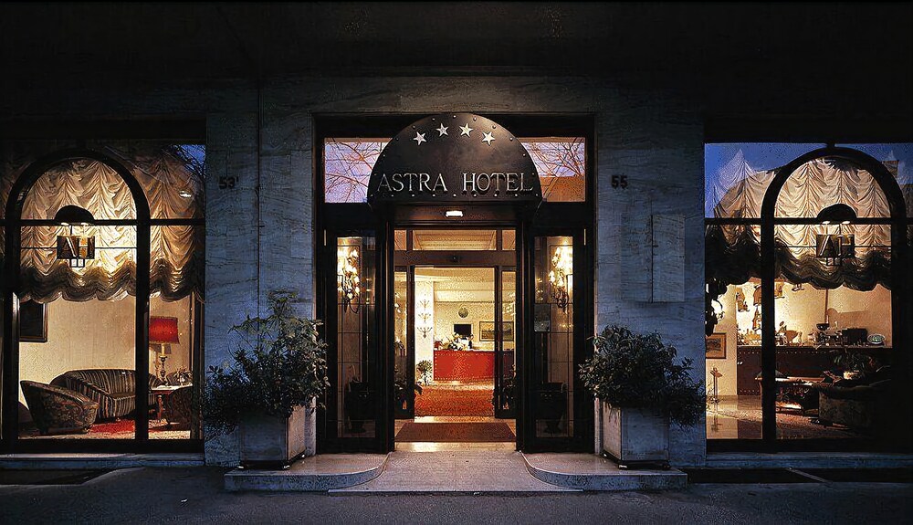 Hotel Front - Evening/Night