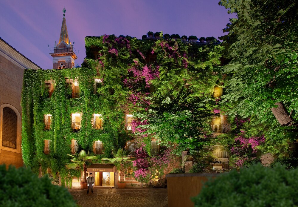 Hotel Front - Evening/Night