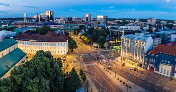 Hotel Front - Evening/Night