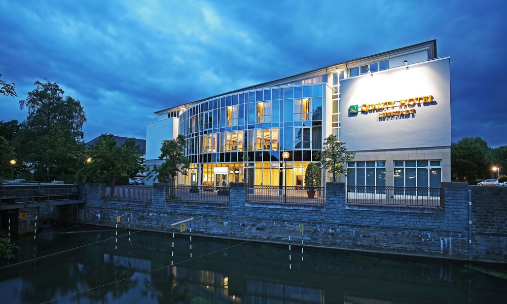 Hotel Front - Evening/Night