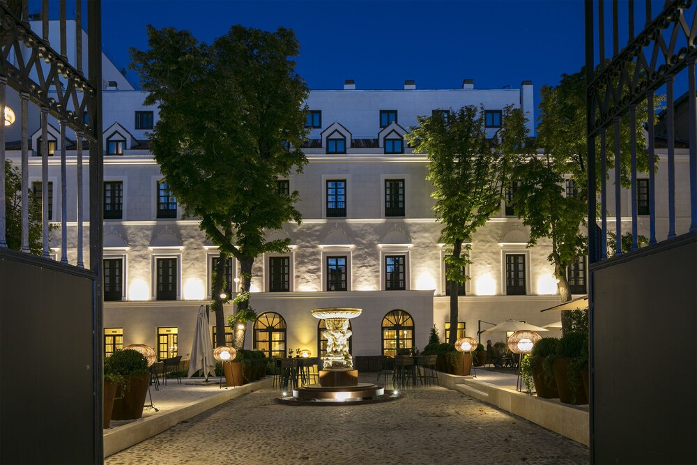 Hotel Front - Evening/Night