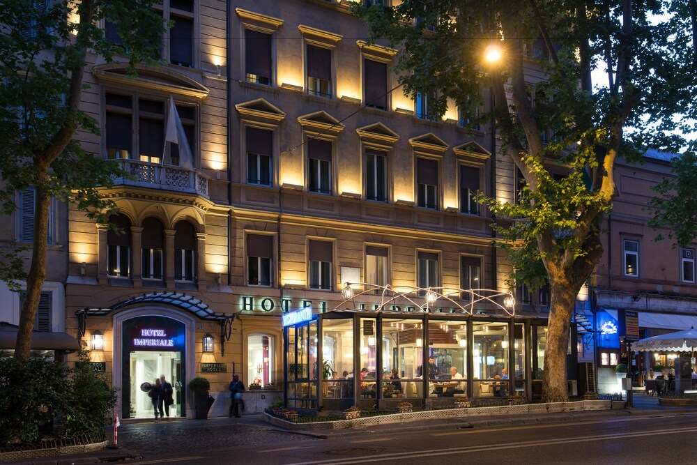 Hotel Front - Evening/Night