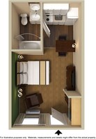 Studio, 2 Queen Beds, Non Smoking