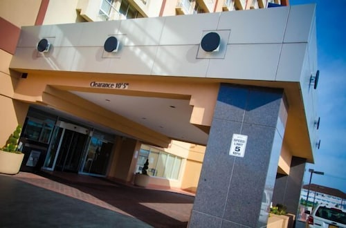Hotellets inngangsparti