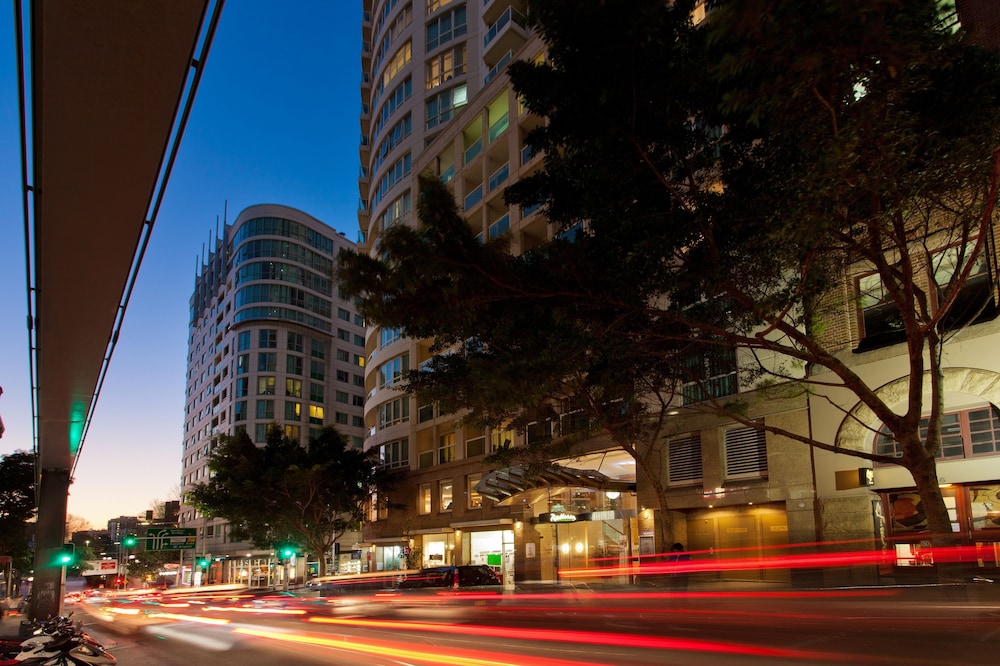 Hotel Front - Evening/Night
