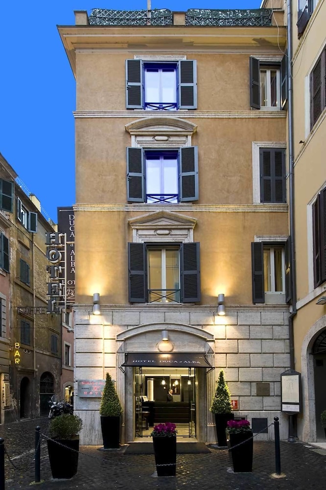 Hotel Front - Evening/Night