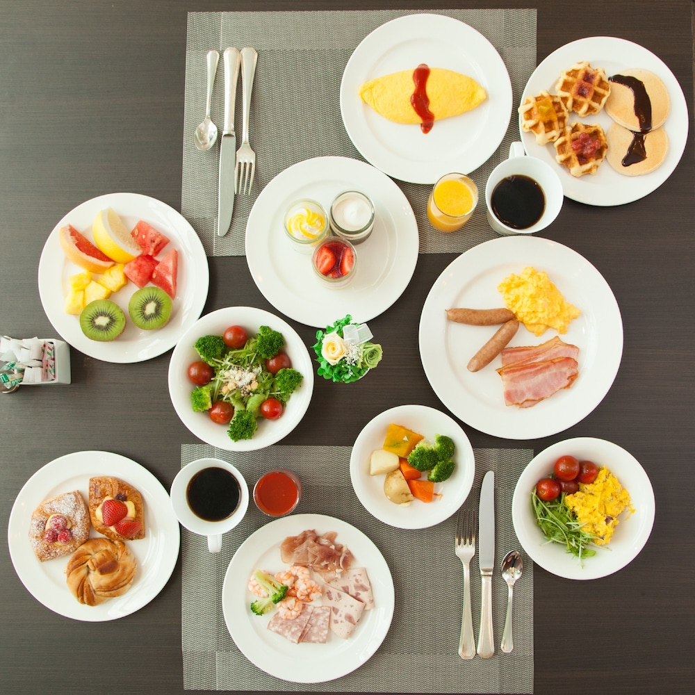 ビュッフェ式朝食