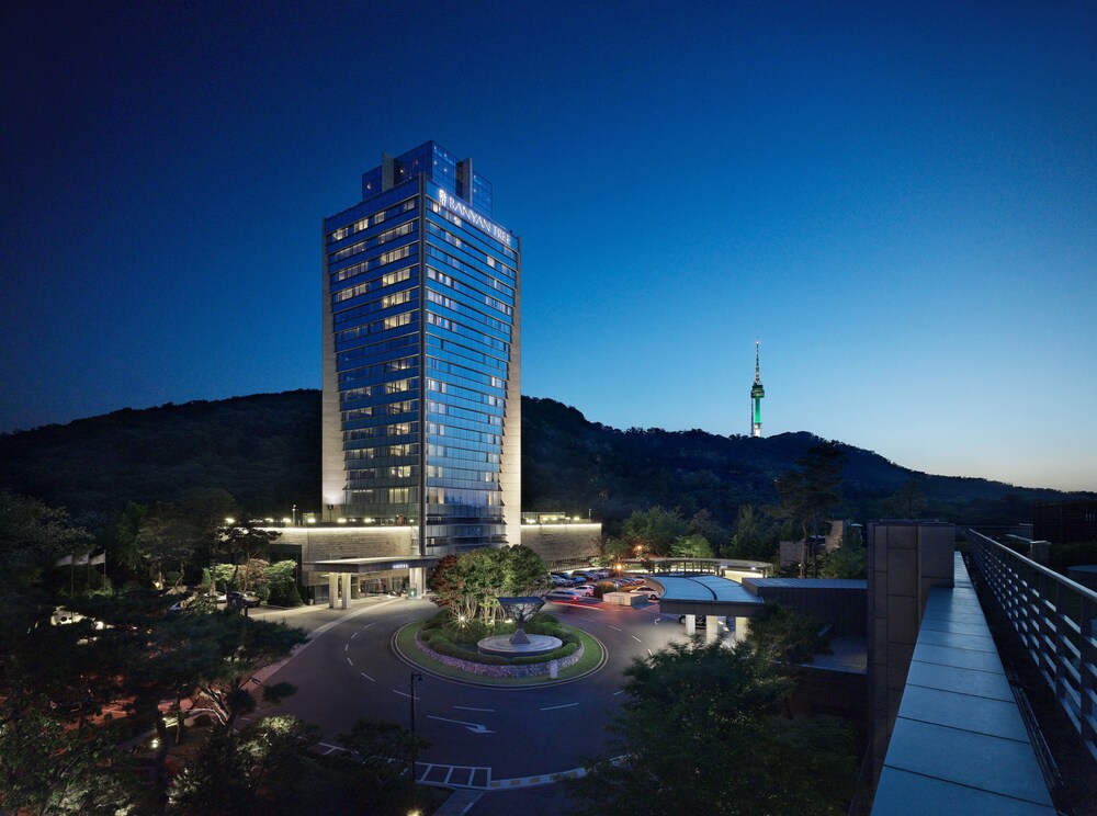 Hotel Front - Evening/Night