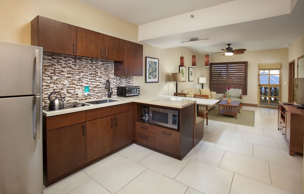 Cocina básica en la habitación