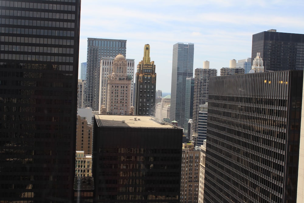 View from room, Fairmont Chicago at Millennium Park