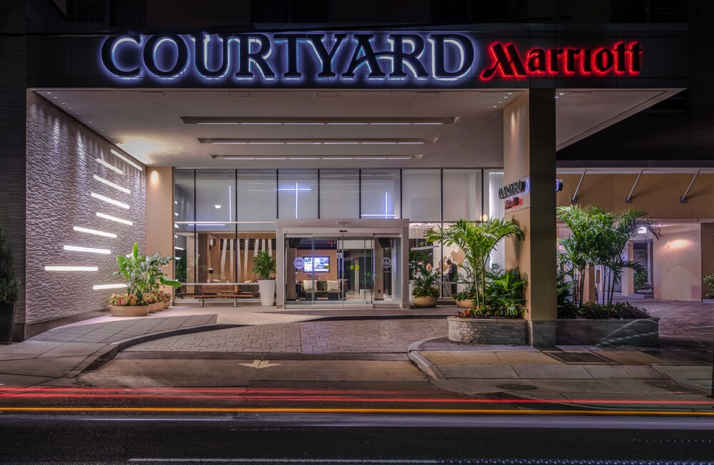 Hotel Front - Evening/Night