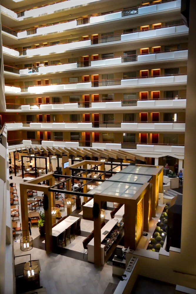 Lobby lounge, Embassy Suites by Hilton Austin Downtown South Congress