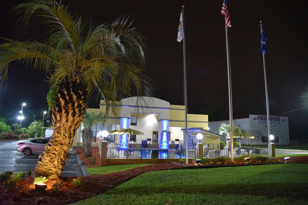 Hotel Front - Evening/Night
