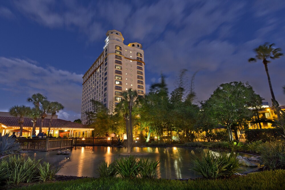 Front of property - evening/night, DoubleTree by Hilton Hotel Orlando at SeaWorld