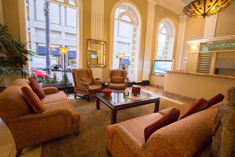 Lobby sitting area, Chancellor Hotel on Union Square