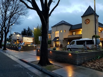 Hotel Front - Evening/Night