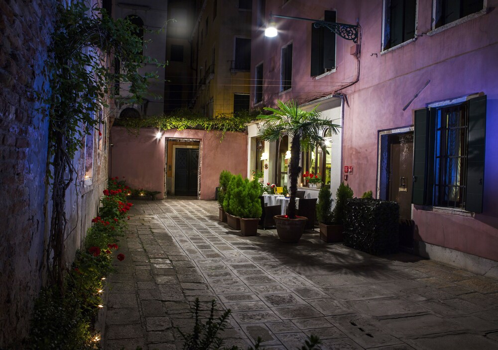 Hotel Front - Evening/Night