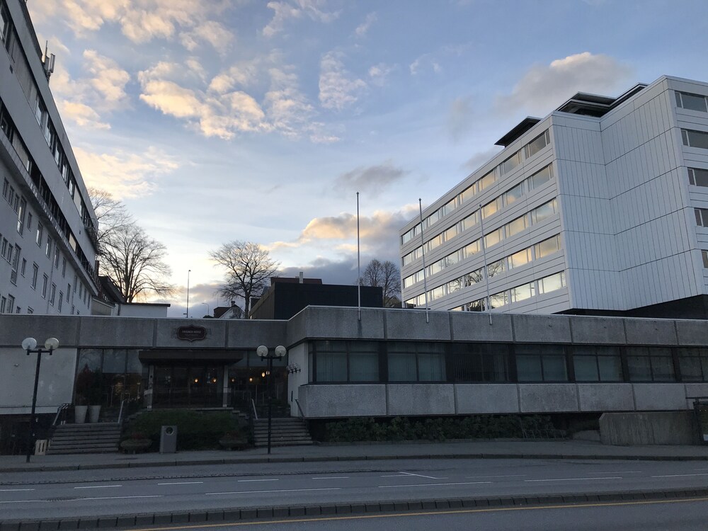 Hotellets inngangsparti