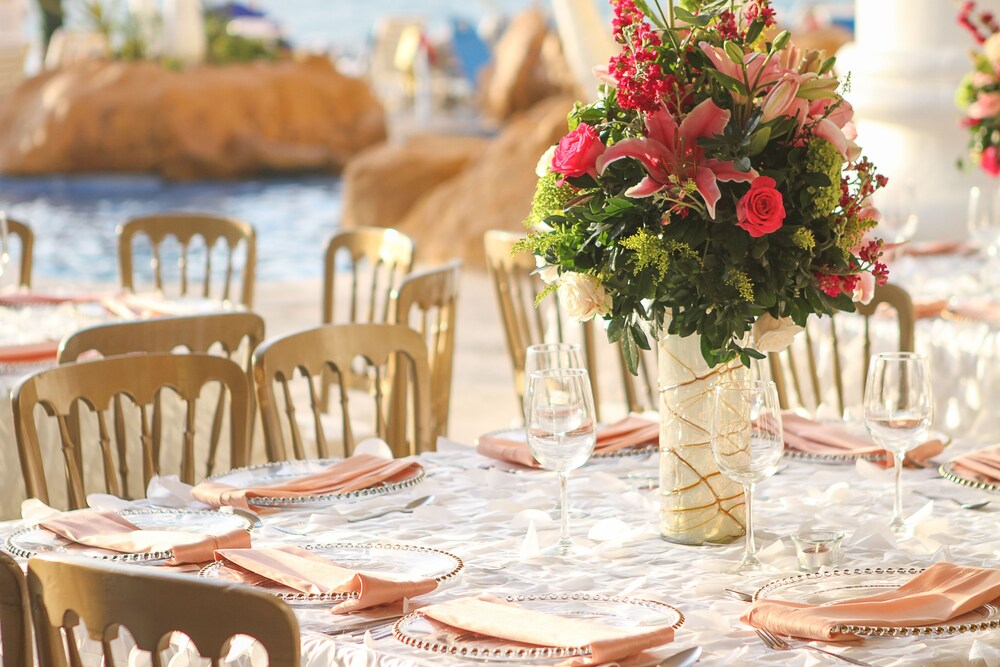 Zona para bodas al aire libre
