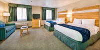 Room, 2 Double Beds, Non Smoking, City View (1 person Sofa bed)