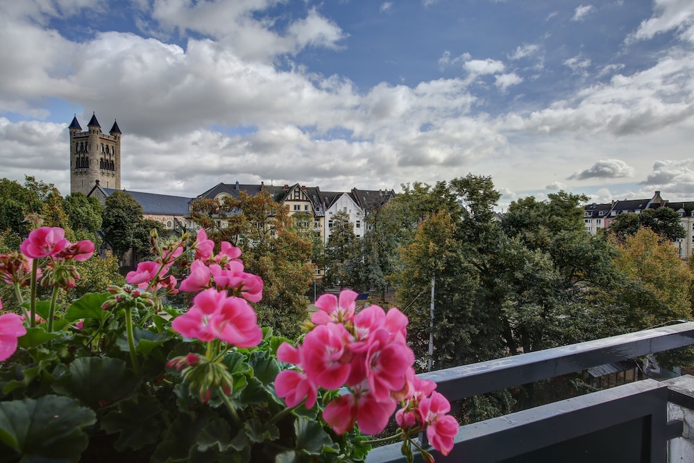 Blick vom Balkon