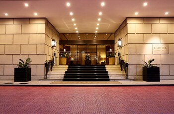 Hotel Front - Evening/Night