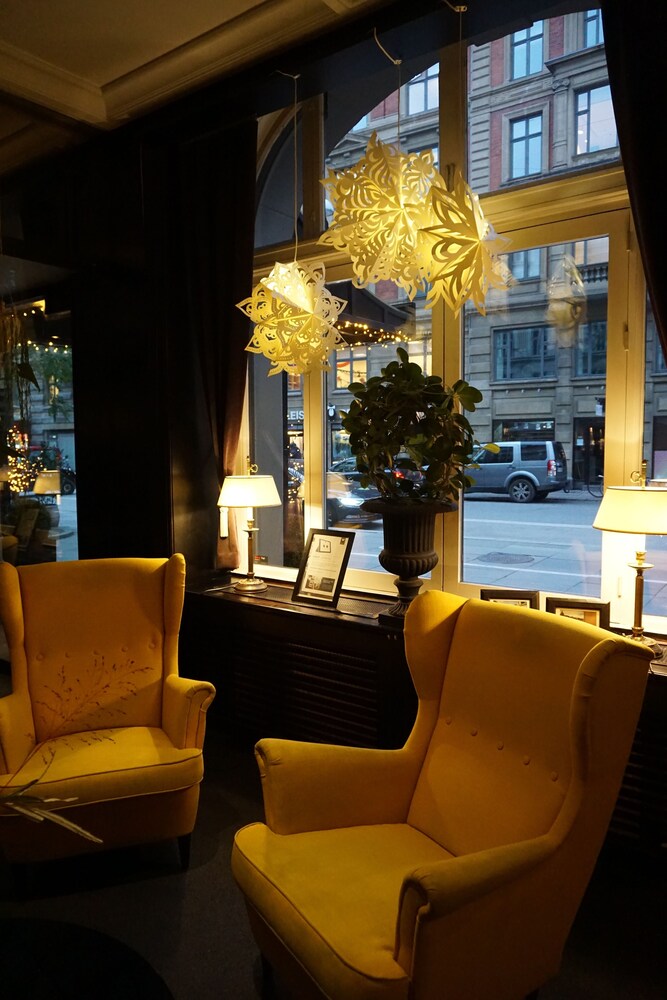 Siddeområde i lobby