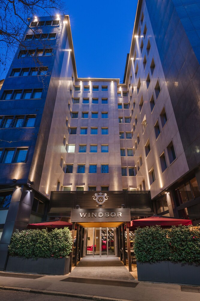 Hotel Front - Evening/Night