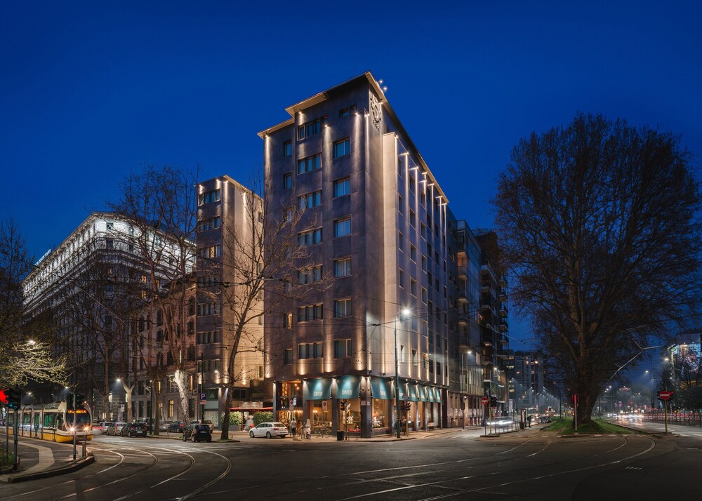 Hotel Front - Evening/Night