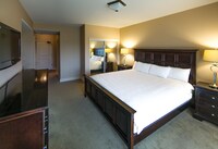 Two Bedroom Condo Suite with Fireplace, Jetted Tub, and Balcony
