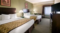 Standard Room, 2 Queen Beds, Non Smoking, Refrigerator & Microwave