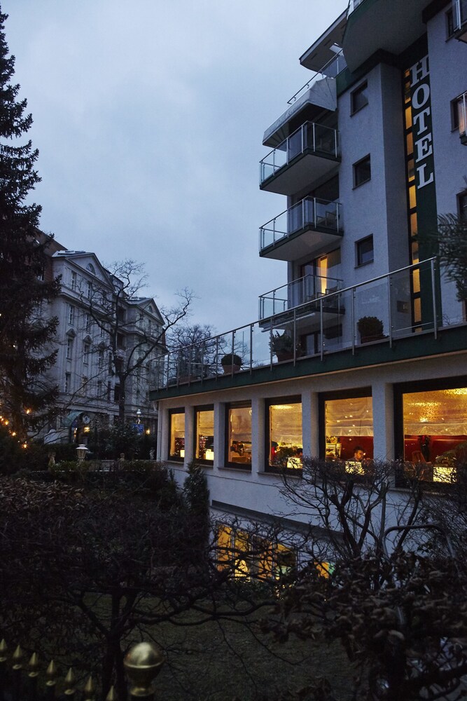 Hotel Front - Evening/Night