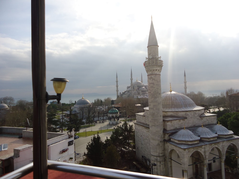 Blick vom Hotel