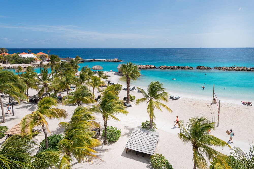 View from property, LionsDive Beach Resort