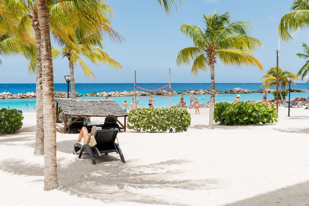 View from property, LionsDive Beach Resort