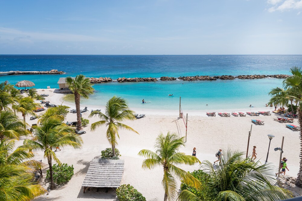 View from property, LionsDive Beach Resort