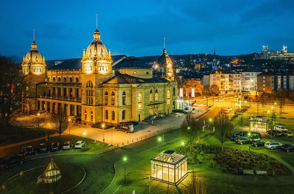 Blick vom Hotel