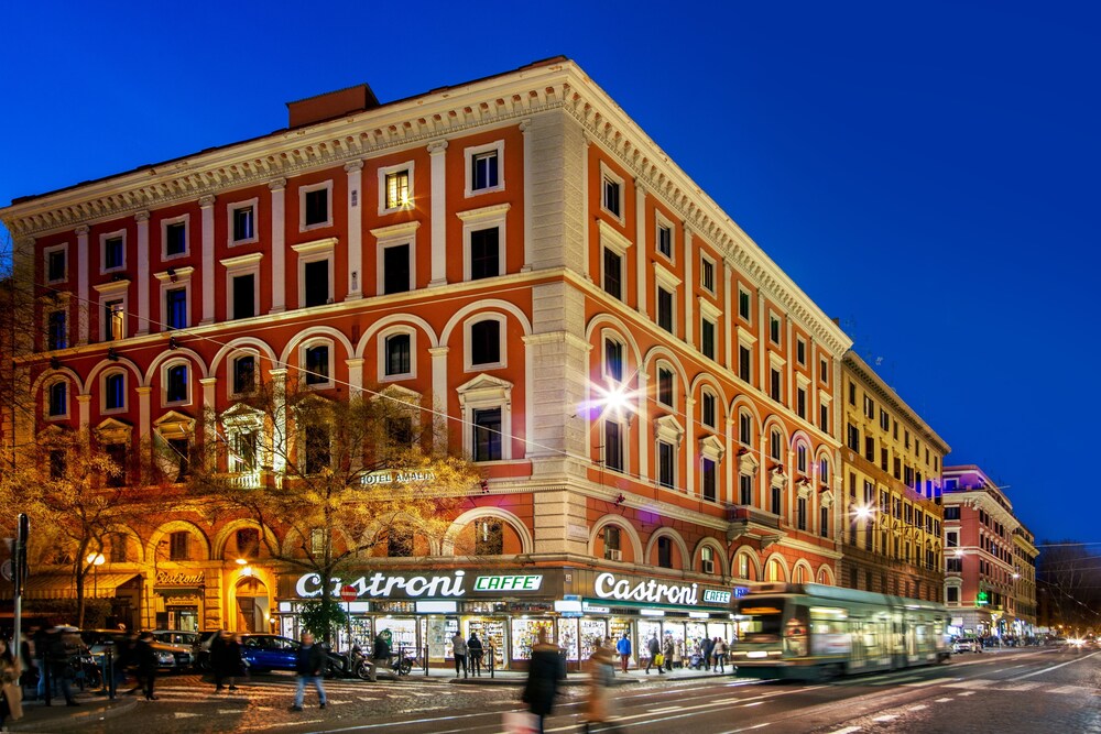 Hotel Front - Evening/Night