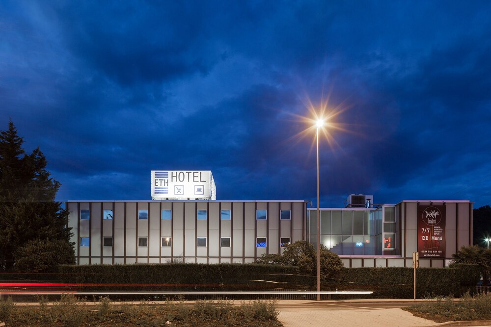Hotel Front - Evening/Night