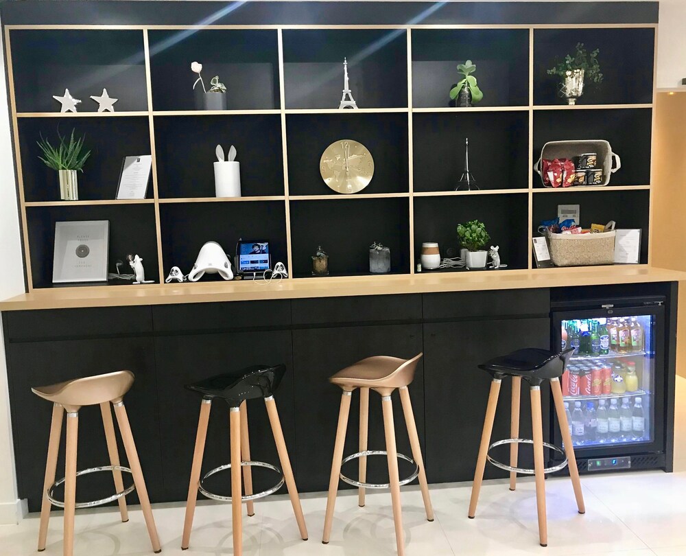 Zona de estar en el vestíbulo
