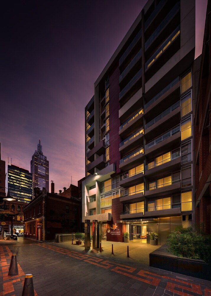 Hotel Front - Evening/Night