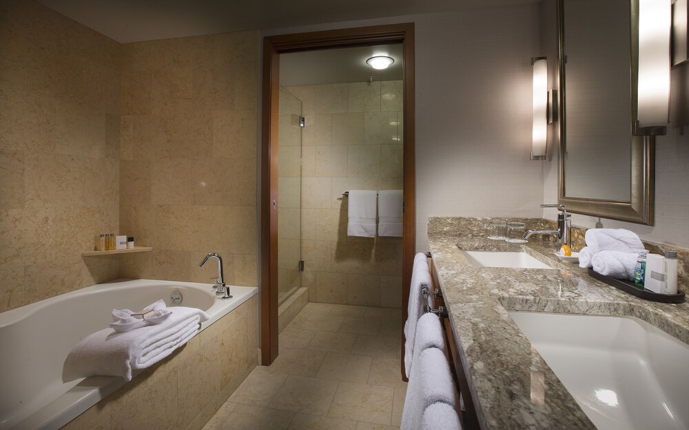 Deep soaking bathtub, The Paramount Hotel