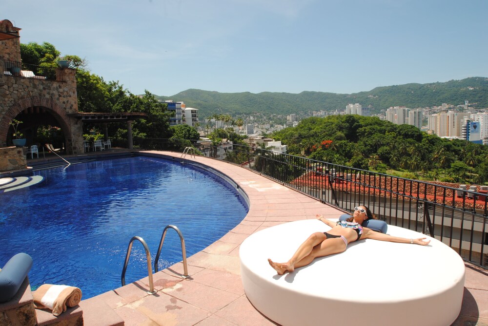 Piscina en la terraza