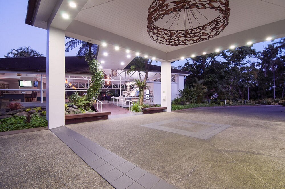 Hotel Front - Evening/Night