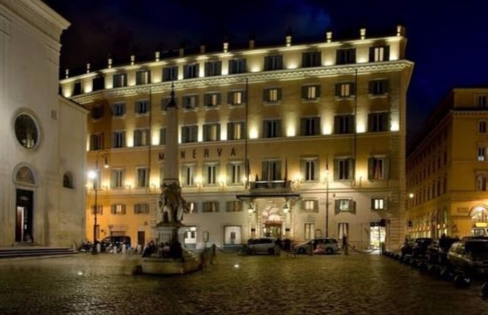 Hotel Front - Evening/Night