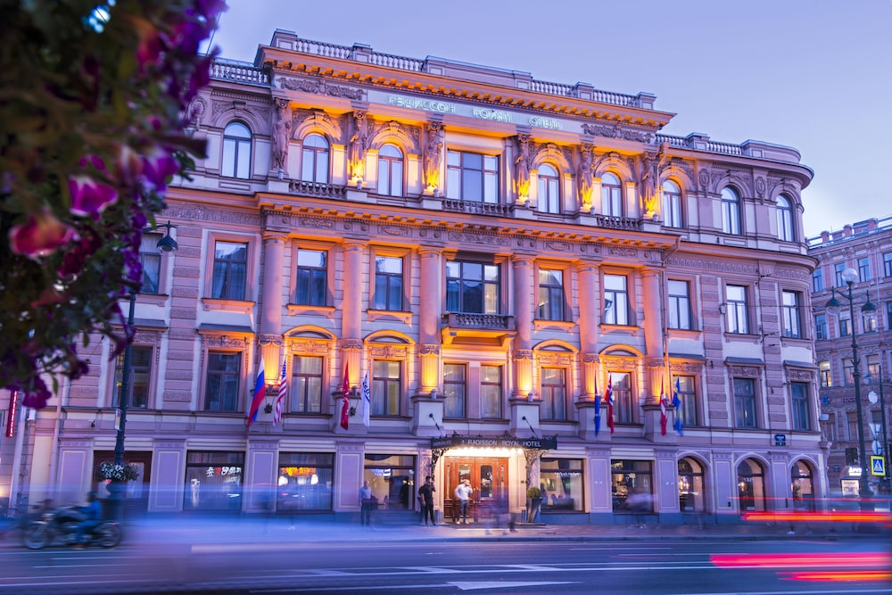 Hotel Front - Evening/Night