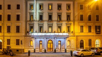 Hotel Front - Evening/Night